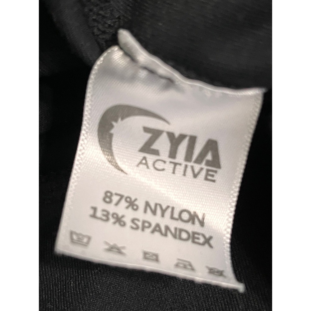 ZYIA ACTIVE Womens Black Full Zip Athletic‎ Jacket Mesh Detail  Size M - Picture 6 of 6
